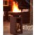 HOT Moderne Feuerschale Feuerkorb Feuerstelle aus Gussstein Ø 39,5cm H68,5 - 2