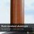 PURPLE LEAF 300 X 300 cm Sonnenschirm Gartenschirm Kurbelschirm Ampelschirm Terrassenschirm, Holzoptik Mast, Marineblau - 6