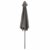 Sonnenschirm Ø 290cm Stahl Gestell UV Schutz UPF 50+ Gartenschirm Marktschirm mit Kurbel und neigbar Schirmstoff anthrazit wasser- und schmutzabweisend Höhe 230 cm - 6