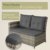 ArtLife Polyrattan Sitzgruppe Lounge Santa Catalina beige-grau – Gartenmöbel-Set mit Eck-Sofa & Tisch - bis 6 Personen - wetterfest & stabil - 7