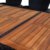 Casaria Poly Rattan Sitzgruppe 8+1 Schwarz 7cm Dicke Auflagen Tisch & Armlehnen aus Holz Neigbare Lehne Gartenmöbel Set - 8