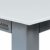 Casaria Sitzgruppe Bern 8+1 Aluminium 7-Fach verstellbare Hochlehner Stühle Milchglas Tisch Silber Gartenmöbel Set - 9