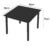 Deuba Sitzgruppe Bern 6+1 Aluminium 7-Fach verstellbare Hochlehner Stühle Tisch mit Sicherheitsglas Anthrazit Garten Set - 9