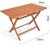Deuba Sitzgruppe Sydney Light 4+1 FSC®-zertifiziertes Akazienholz 5-TLG Tisch klappbar Sitzgarnitur Holz Garten Set - 7