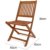 Deuba Sitzgruppe Sydney Light 4+1 FSC®-zertifiziertes Akazienholz 5-TLG Tisch klappbar Sitzgarnitur Holz Garten Set - 8