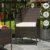 SONGMICS Gartenmöbel-Set aus Polyrattan, Lounge-Set, in Rattanoptik, Terrassenmöbel, Balkonmöbel, für Terrasse, Garten, Balkon, braun-beige GGF002K02 - 6