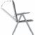 TecTake Aluminium Sitzgarnitur 8+1 Sitzgruppe Gartenmöbel Tisch & Stuhl-Set - Diverse Farben - (Silber Grau | Nr. 402165) - 5