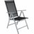 TecTake Aluminium Sitzgarnitur 8+1 Sitzgruppe Gartenmöbel Tisch & Stuhl-Set - Diverse Farben - (Silber Grau | Nr. 402165) - 7