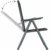 TecTake Aluminium Sitzgarnitur 8+1 Sitzgruppe Gartenmöbel Tisch & Stuhl-Set - Diverse Farben - (Dunkelgrau | Nr. 402164) - 4